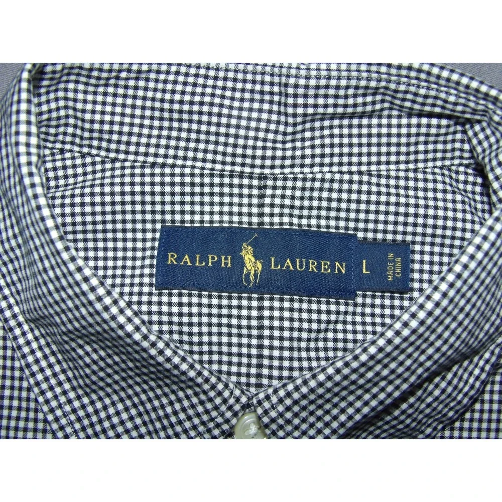 Polo Ralph Lauren Long Sleeved Checkered Casual Button Up Shirt Men's Large